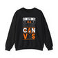 Life is a Blank Canvas Motivational Crewneck Sweatshirt