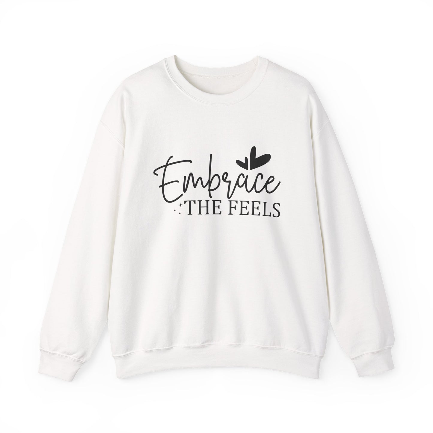 Embrace The Feels Mental Health Crewneck Sweatshirt