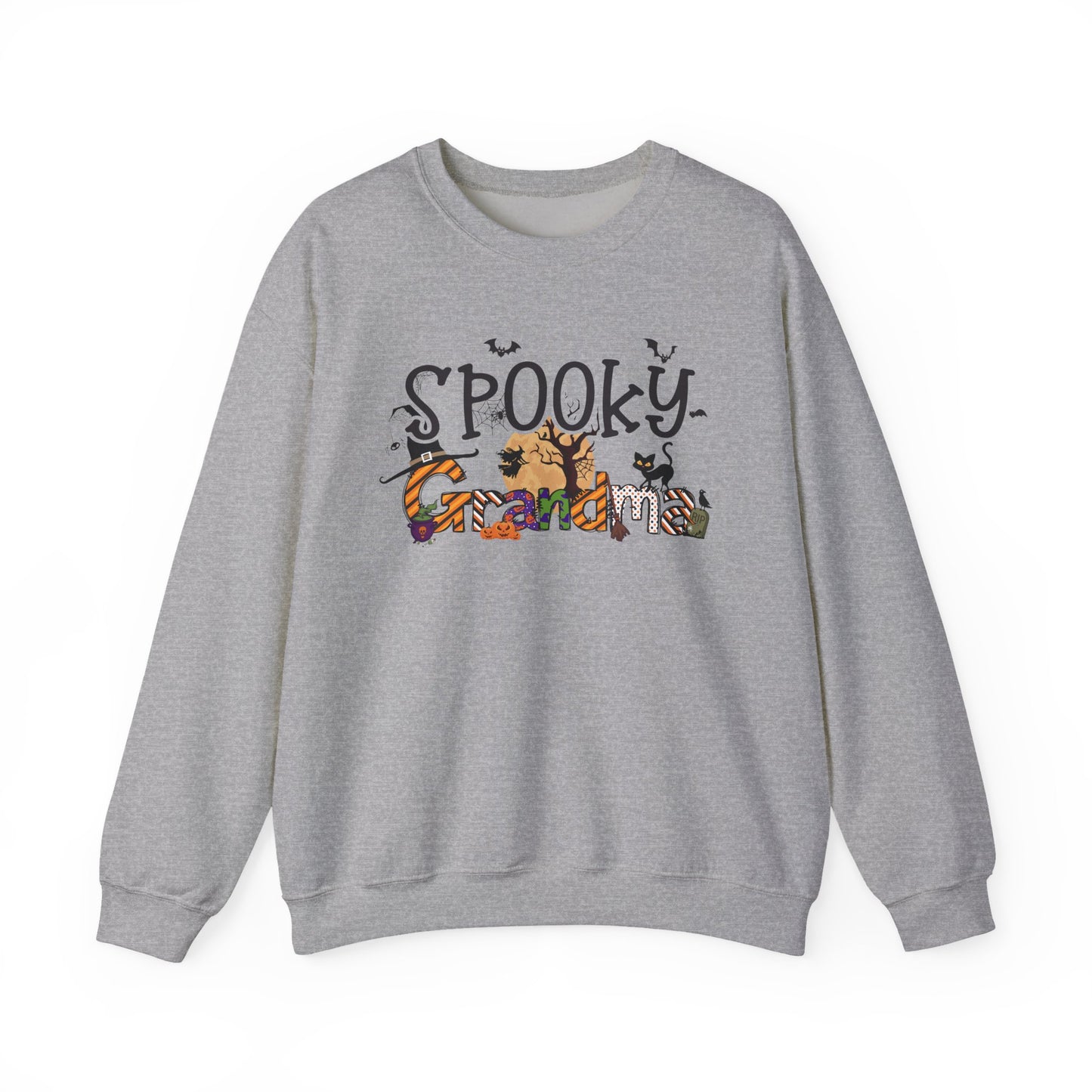 Spooky Grandma Halloween Crewneck Sweatshirt - Samberule