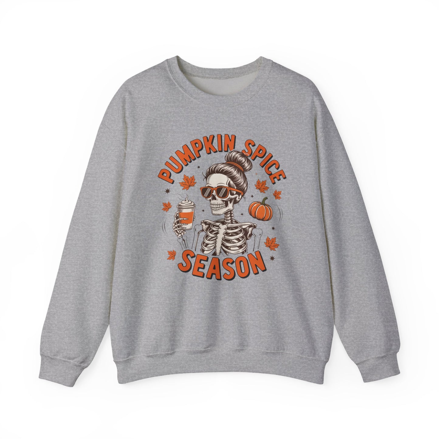 Pumpkin Spice Season Halloween Crewneck Sweatshirt - Samberule