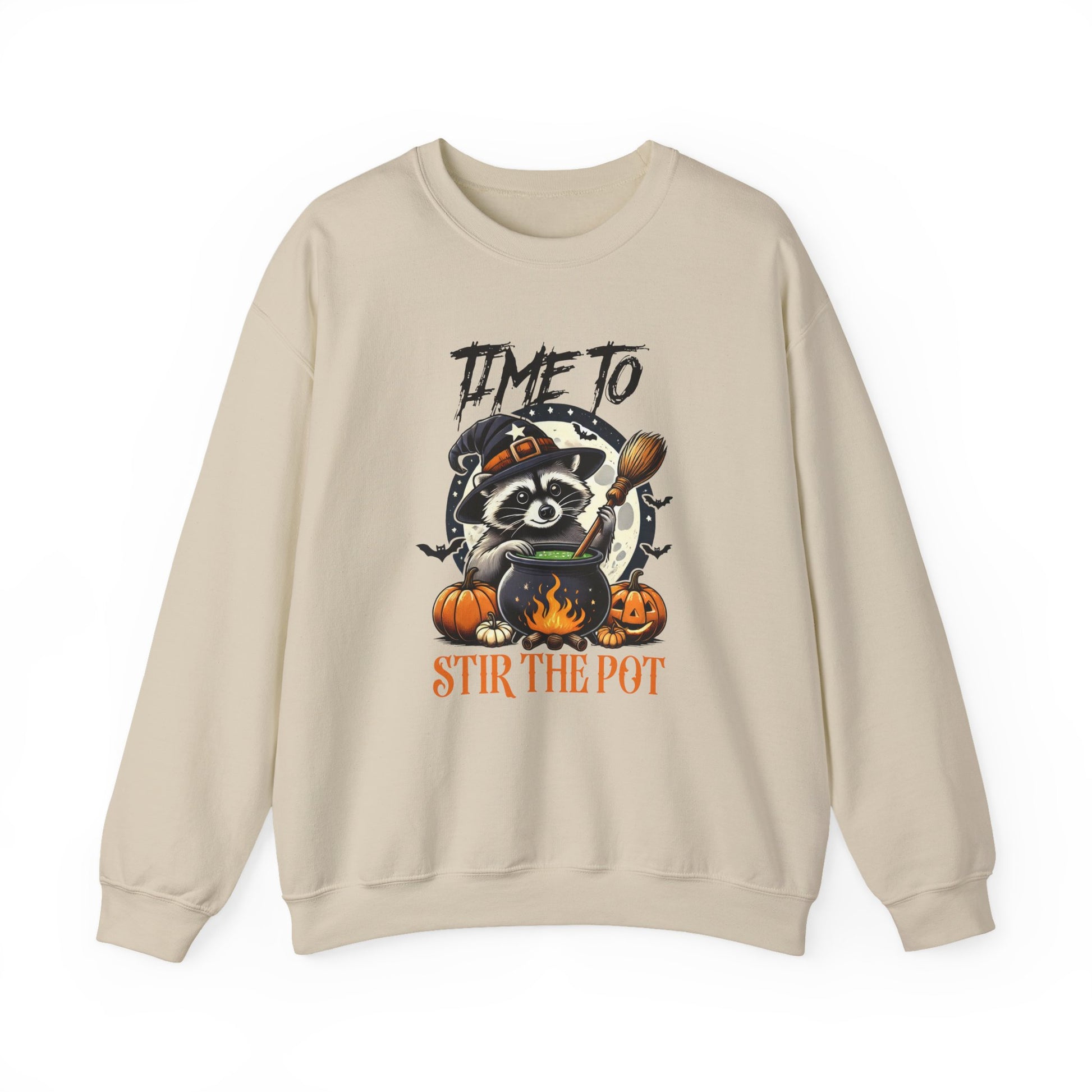 Feral Raccoon Halloween Crewneck Sweatshirt - Samberule