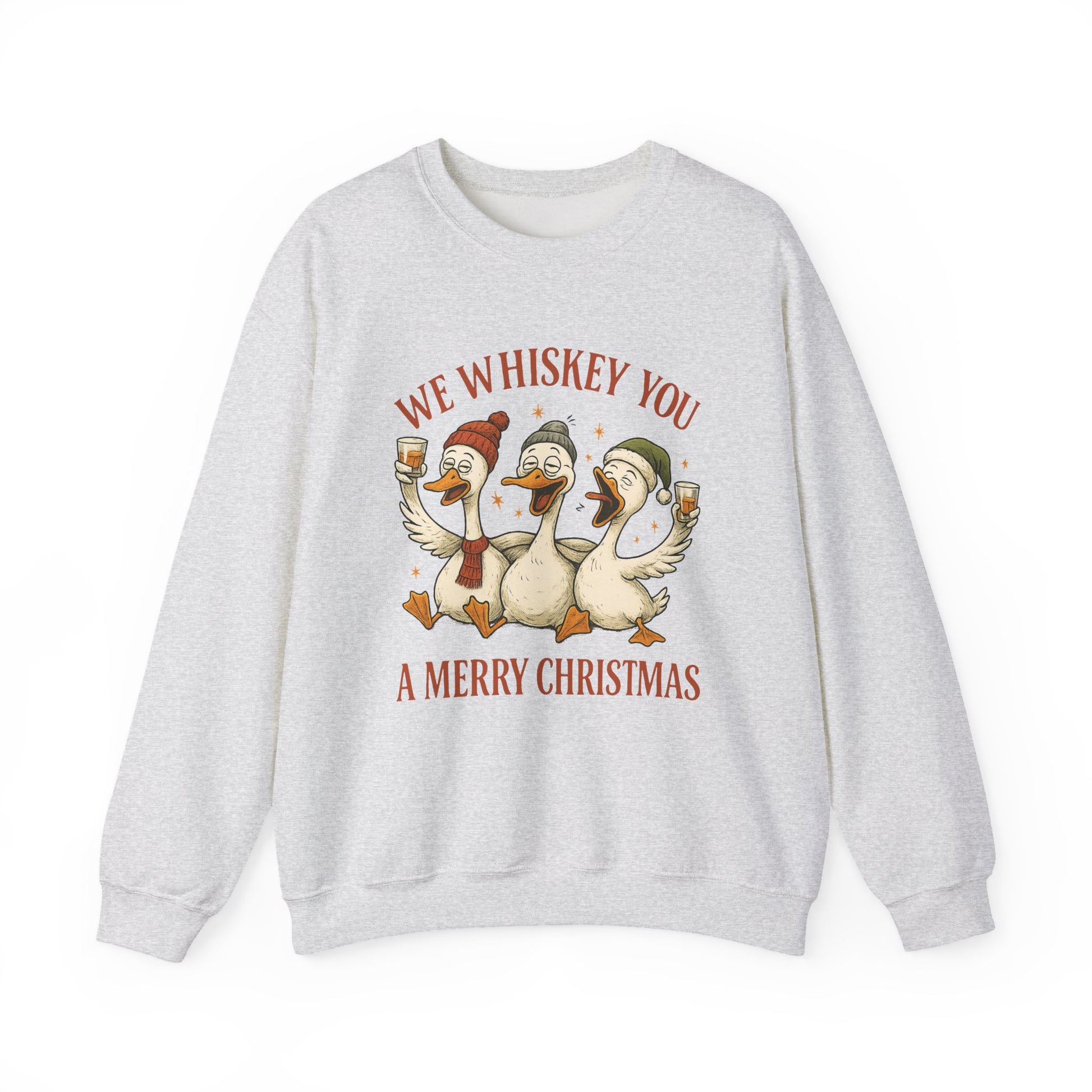 We Whiskey You A Merry Christmas Crewneck Sweatshirt - Samberule