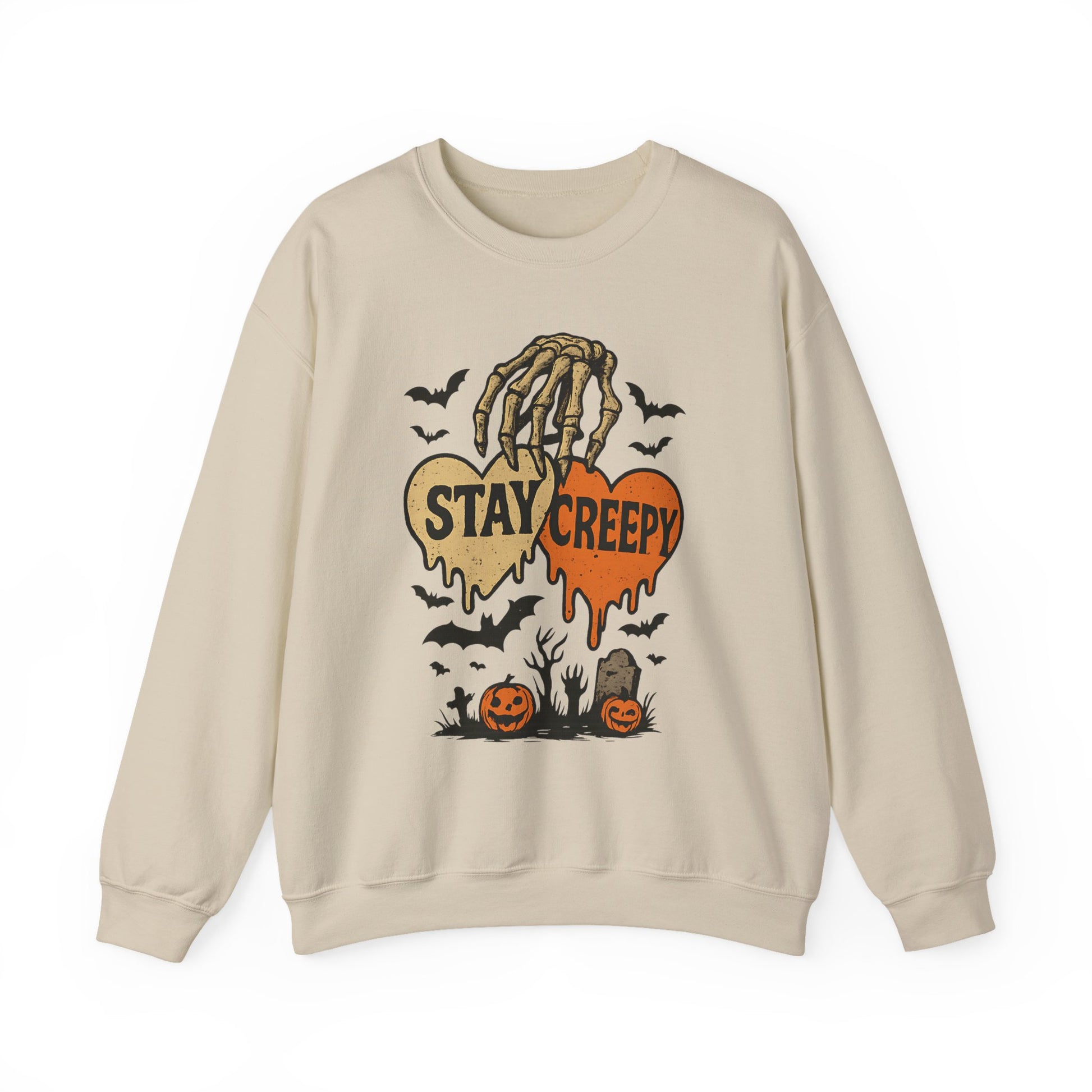Stay Creepy Halloween Crewneck Sweatshirt - Samberule