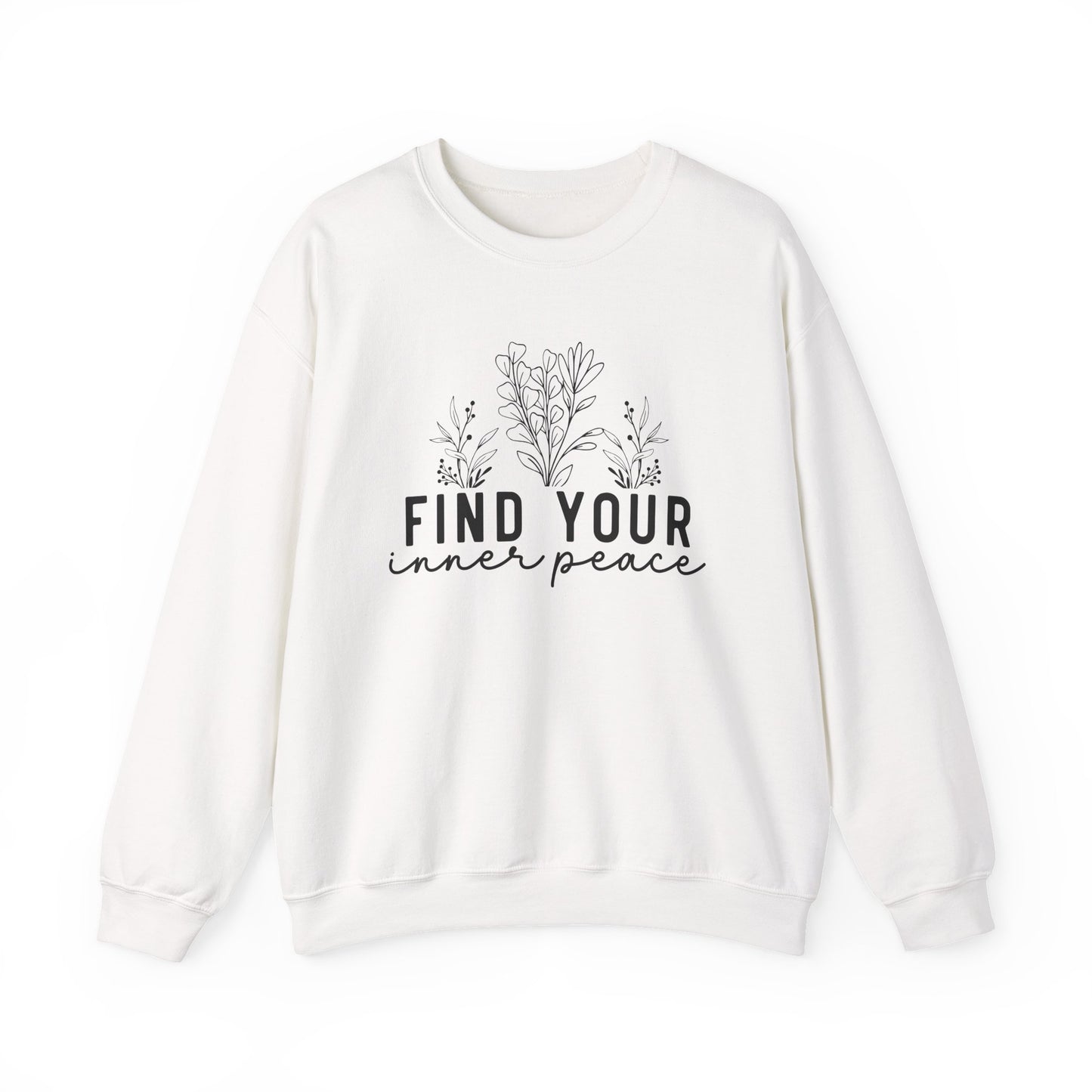 Find Your Inner Peace Mental Health Crewneck Sweatshirt