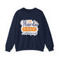 'The Harder You Work the Luckier You Get' Motivational Crewneck Sweatshirt
