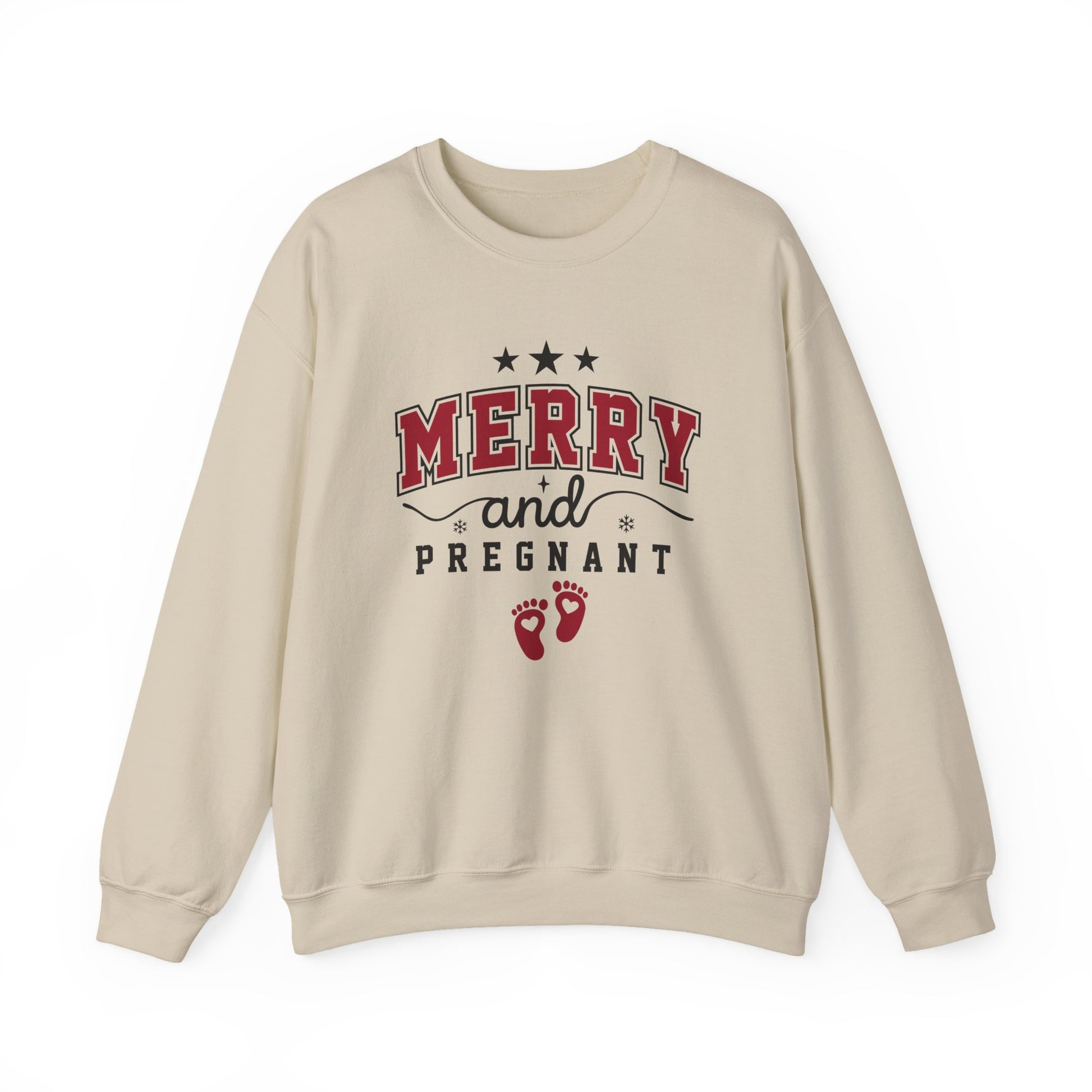 Merry and Pregnant Christmas Crewneck Sweatshirt - Samberule
