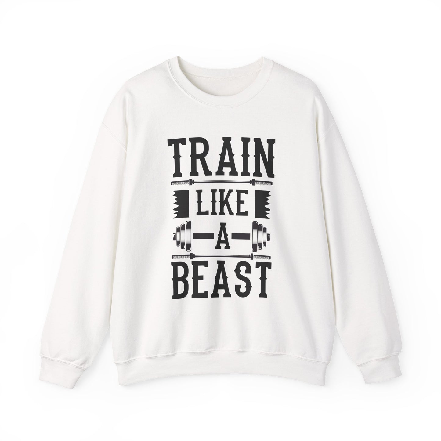 Train Like a Beast Gym Crewneck Sweatshirt