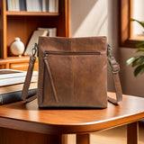 Anna - Vegan Leather Slim Crossbody Bag - Samberule