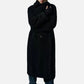 Women’s Long Winter Coat with Turn-Down Collar - Samberule