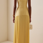 Ruby - Strapless Pleated Maxi Dress - Samberule