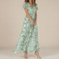 Ann - Flutter Sleeve Maxi Dress - Samberule