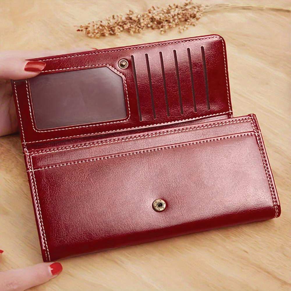 Sandra - Leather Bifold Wallet - Samberule