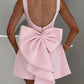 Amber | Women Wedding Guest Structured Mini Dress