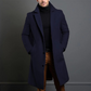 Jameson | Classic Long Overcoat with Lapel for Men - Samberule