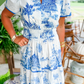 Nova - Toile Print Maxi Dress - Samberule