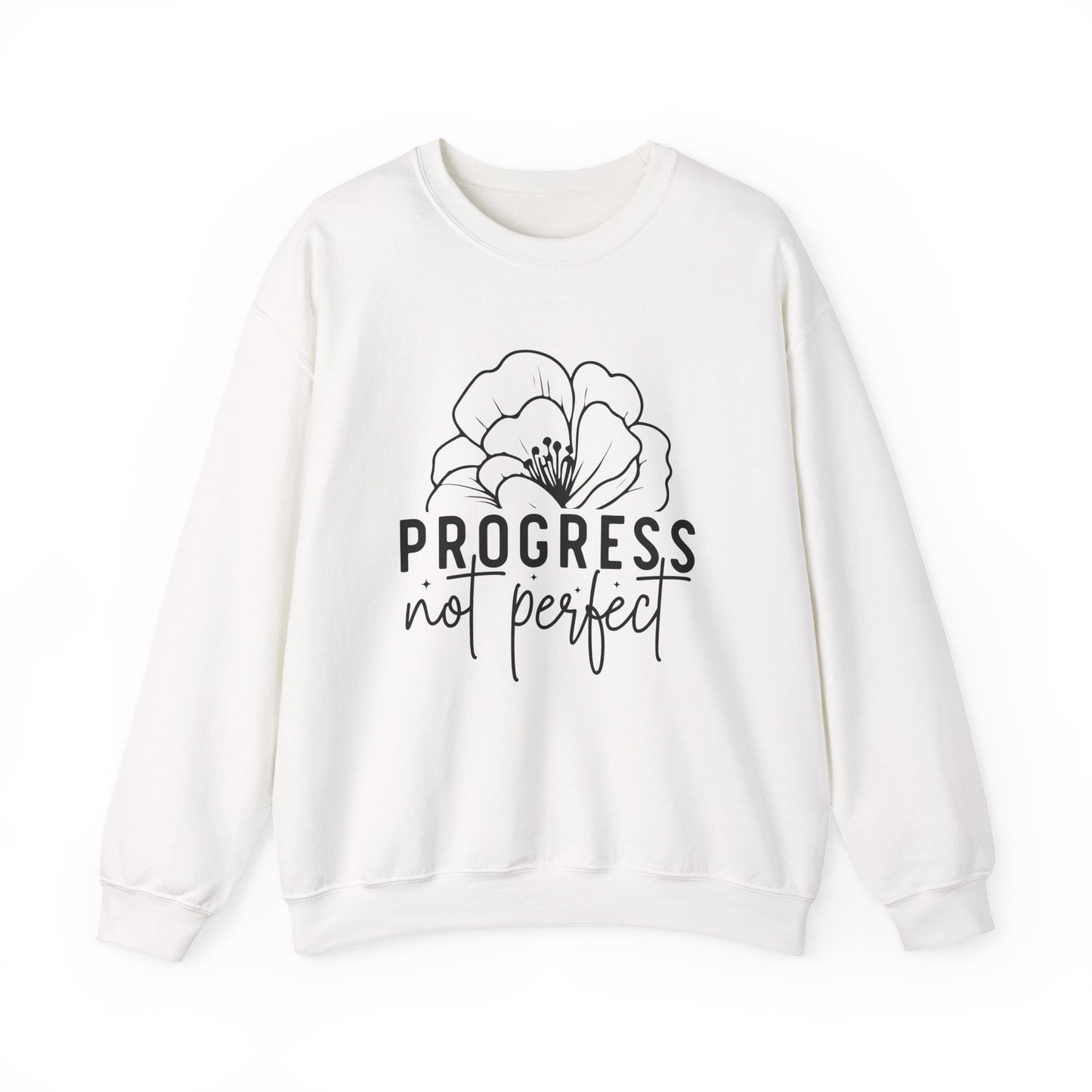 Progress Not Perfect Mental Health Crewneck Sweatshirt