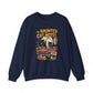 Spooky Cat Motel Halloween Crewneck Sweatshirt - Samberule