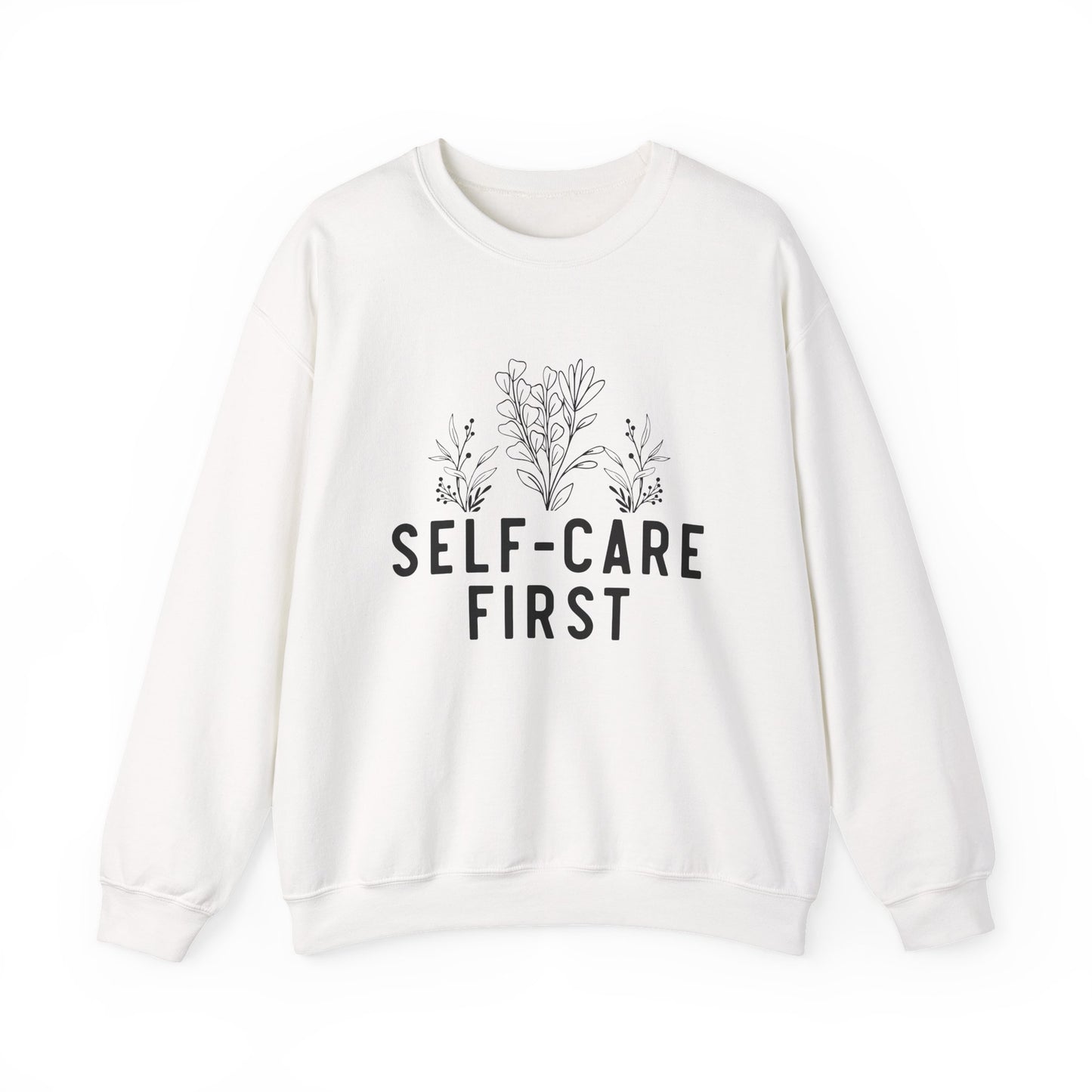 Self-Care First Mental Health Crewneck Sweatshirt
