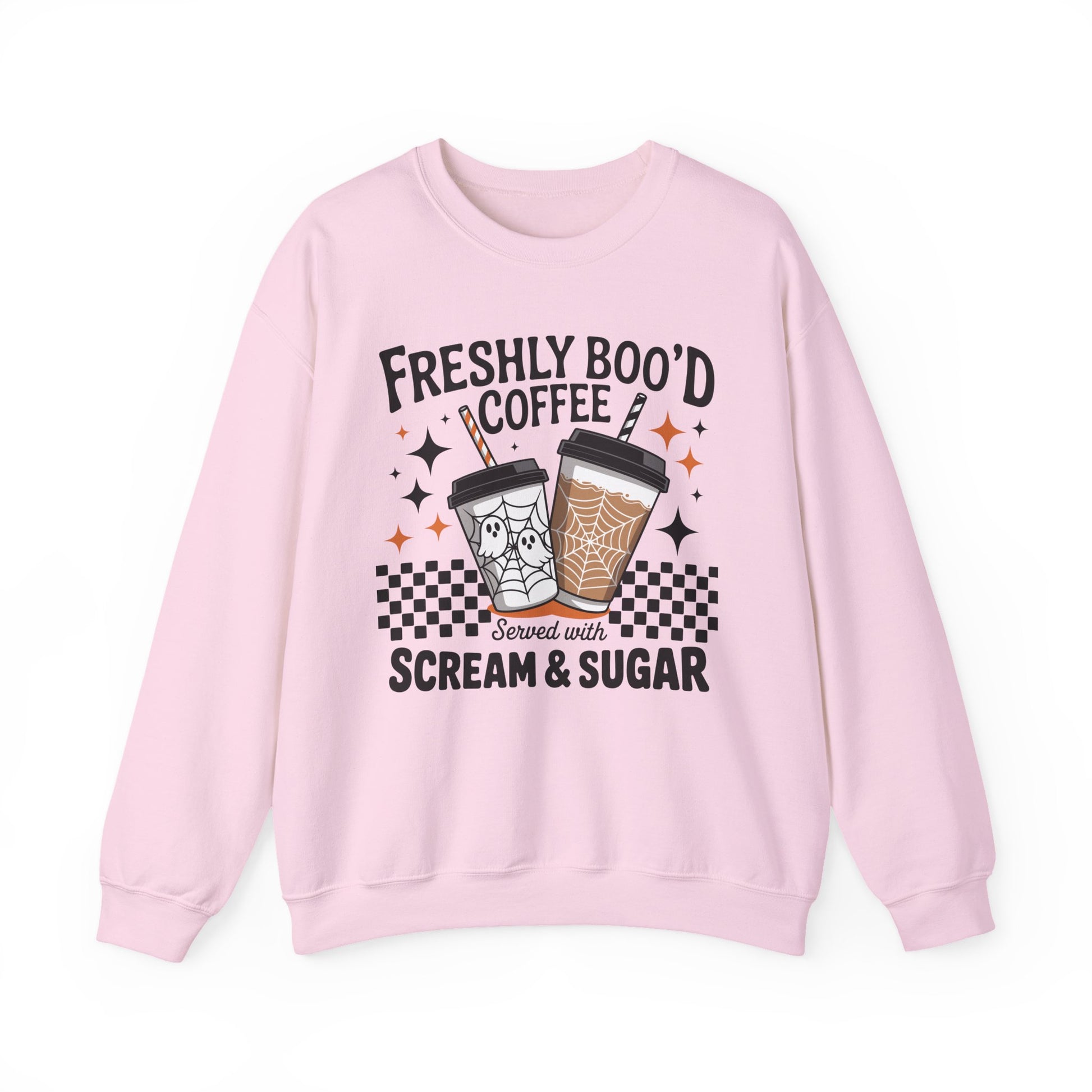 Freshly Boo'd Coffee Halloween Crewneck Sweatshirt - Samberule