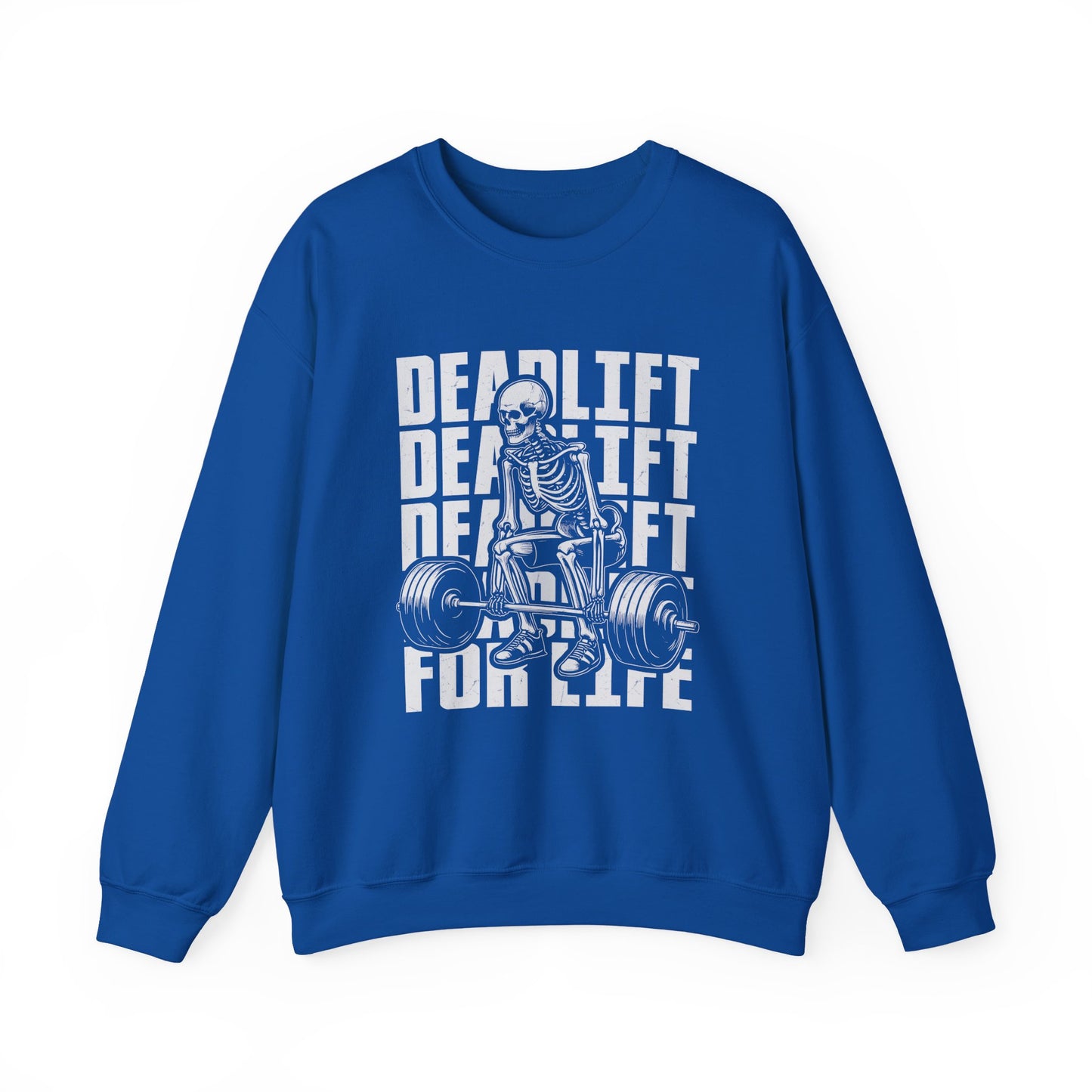 Skeleton Deadlift Gym Crewneck Sweatshirt