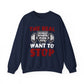 The Real Workout Starts When You Want To Stop Gym Crewneck Sweatshirt