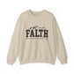 "FAITH Can Move Mountains" Motivational Crewneck Sweatshirt
