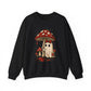 Cozy Mushroom Ghost Halloween Crewneck Sweatshirt - Samberule