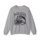 Train Wreck Graphic Halloween Crewneck Sweatshirt - Samberule