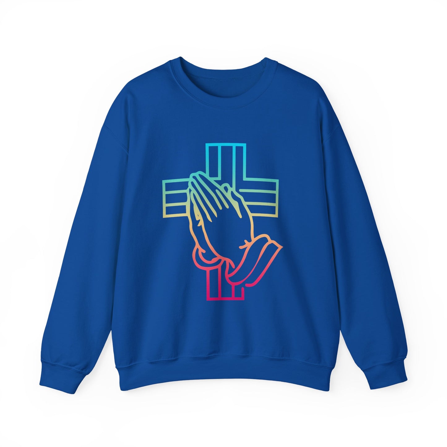 Praying Hands Faith Crewneck Sweatshirt