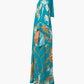 Vintage Stunning Print Maxi Dress