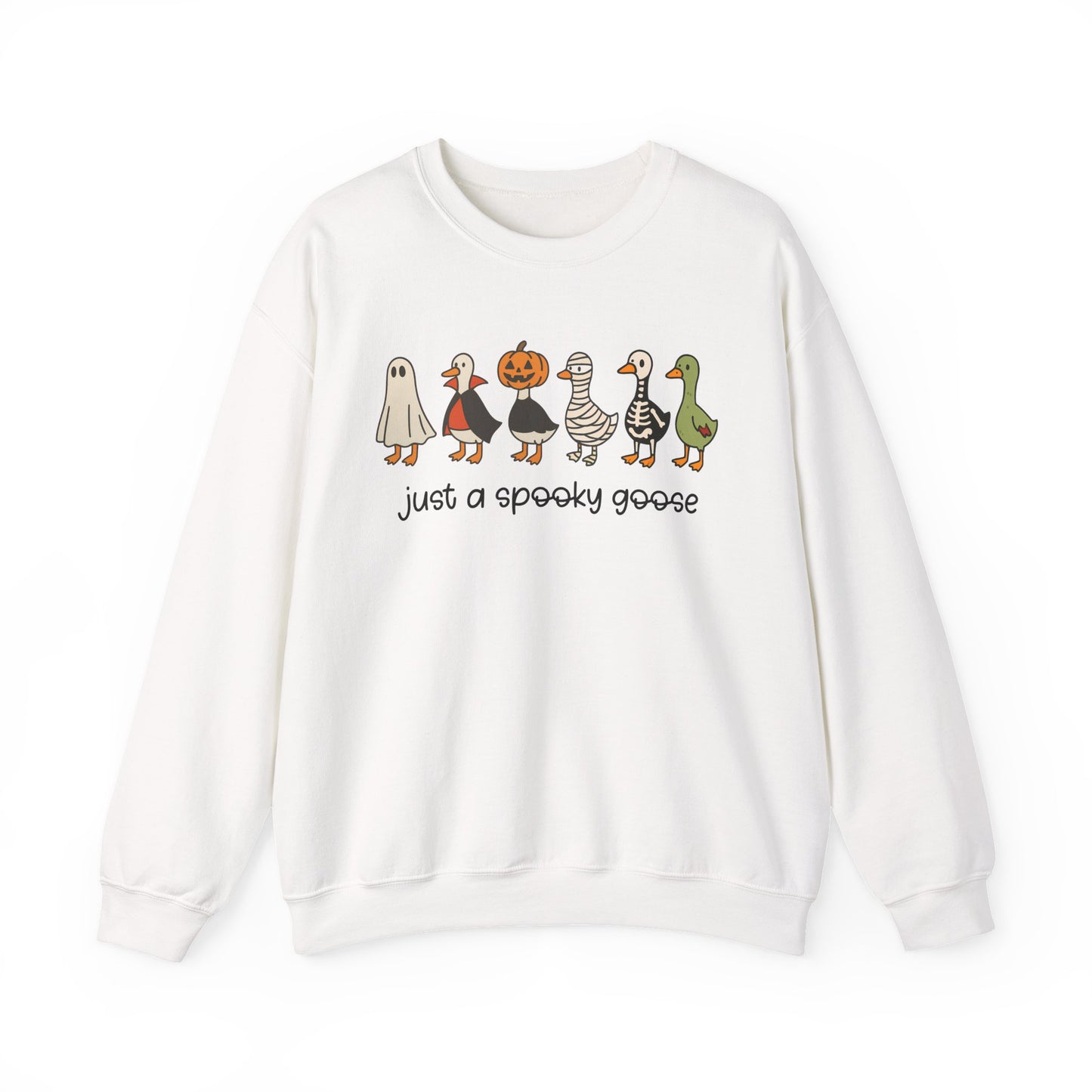 Spooky Goose Halloween Crewneck Sweatshirt - Samberule