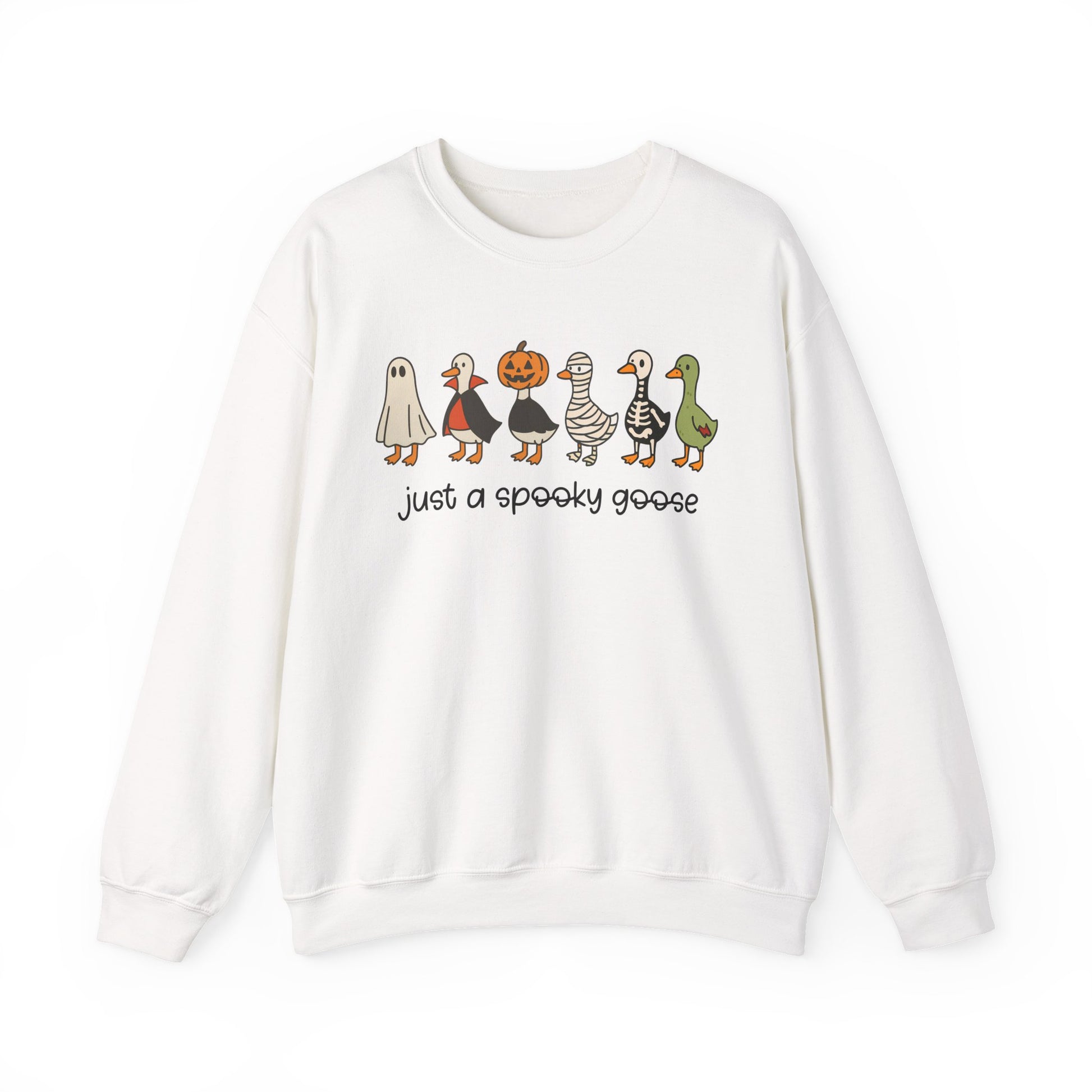 Spooky Goose Halloween Crewneck Sweatshirt - Samberule