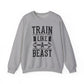 Train Like a Beast Gym Crewneck Sweatshirt