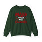 Make Muscles Not Excuses Gym Crewneck Sweatshirt