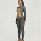 KALEYA Abstract Print Jumpsuit