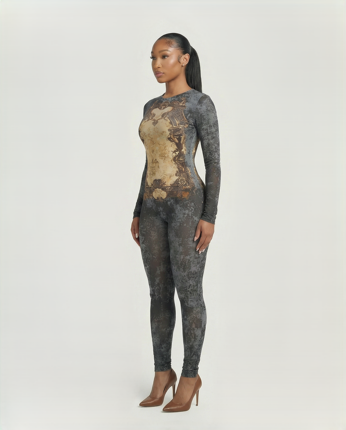 KALEYA Abstract Print Jumpsuit