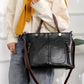 Delilah - Vegan Leather Structured Tote Handbag - Samberule