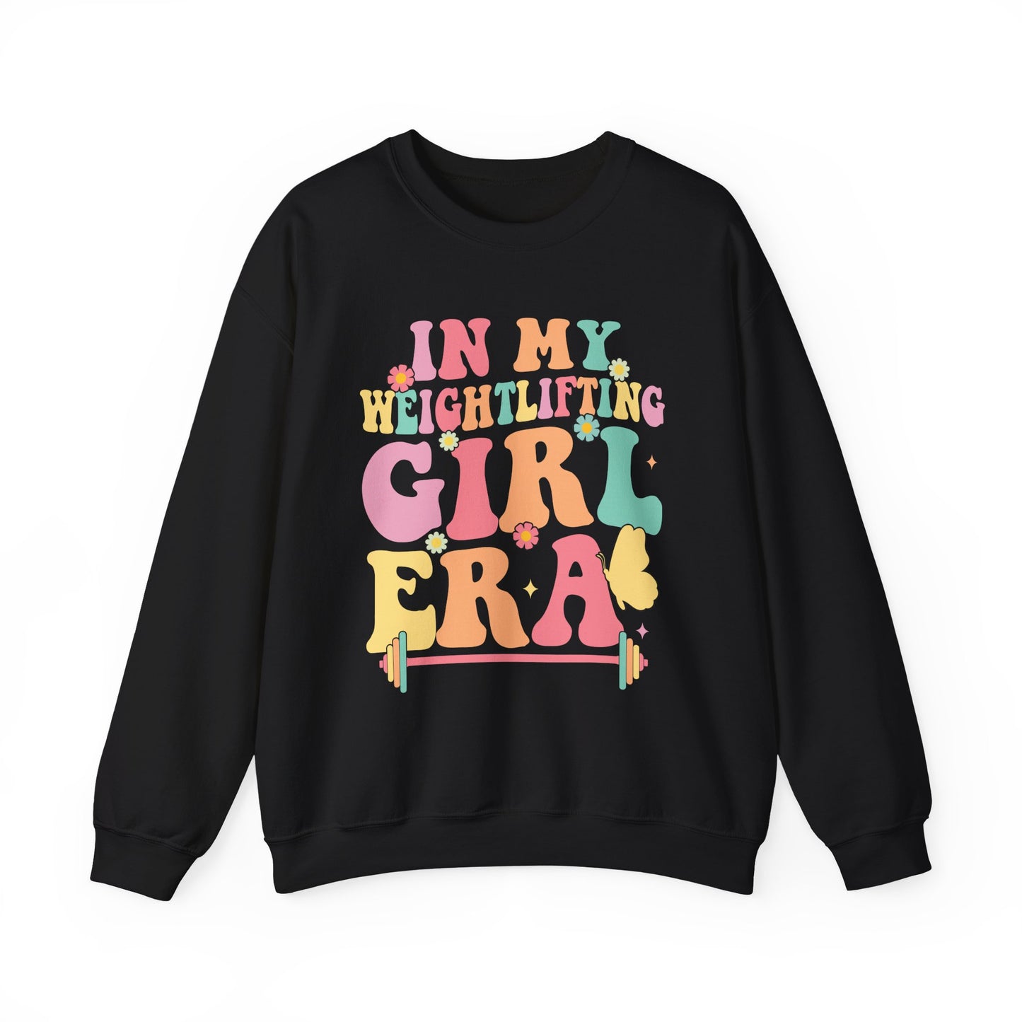 "In My Weightlifting Girl Era" Gym Crewneck Sweatshirt