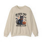 Black Cat Social Club Halloween Crewneck Sweatshirt - Samberule