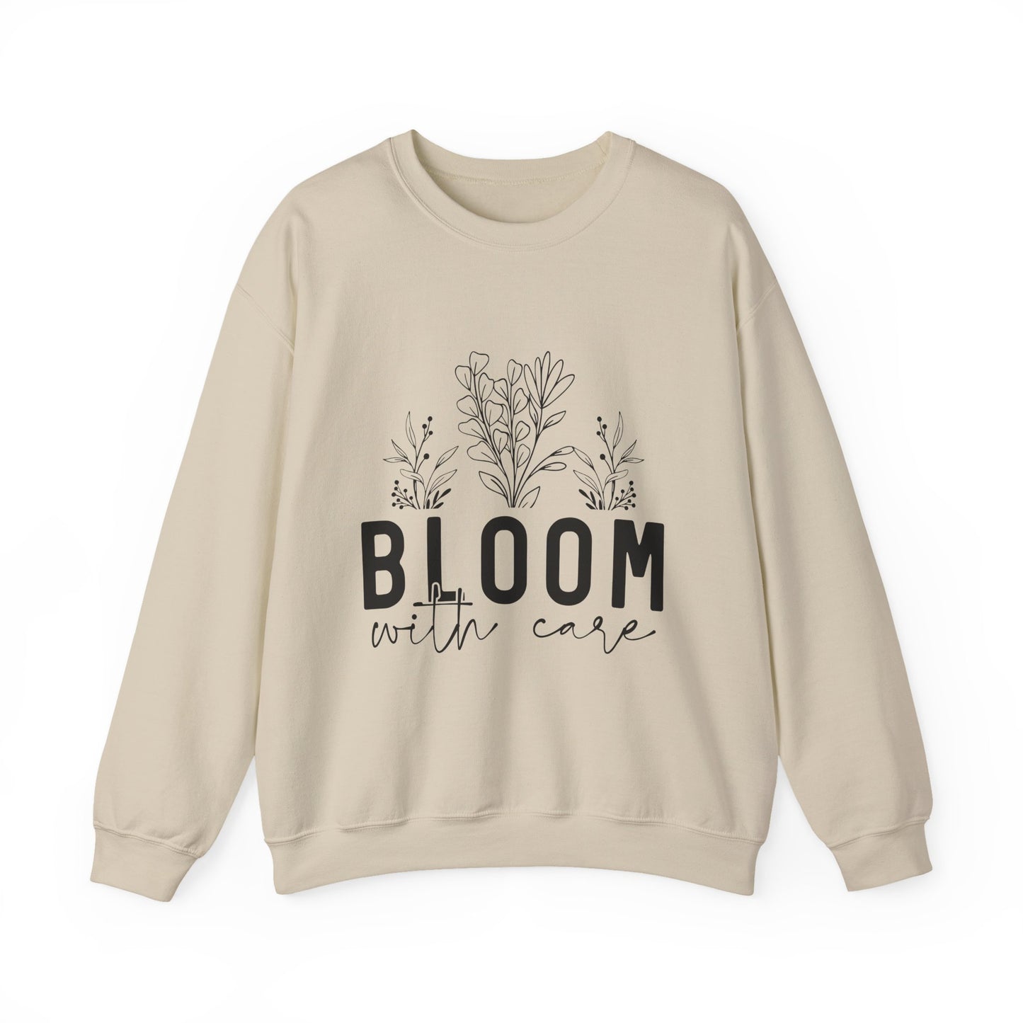 Bloom with Care Mental Health Crewneck Sweatshirt