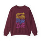"Faith Hope Love" Faith Crewneck Sweatshirt