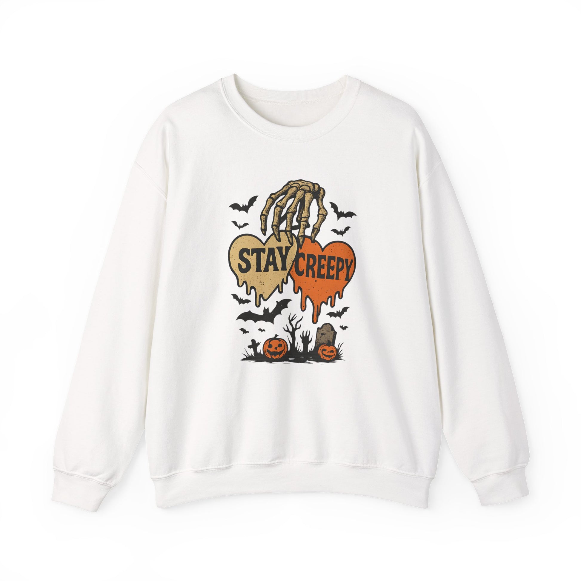 Stay Creepy Halloween Crewneck Sweatshirt - Samberule