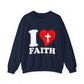 I Love Faith Crewneck Sweatshirt