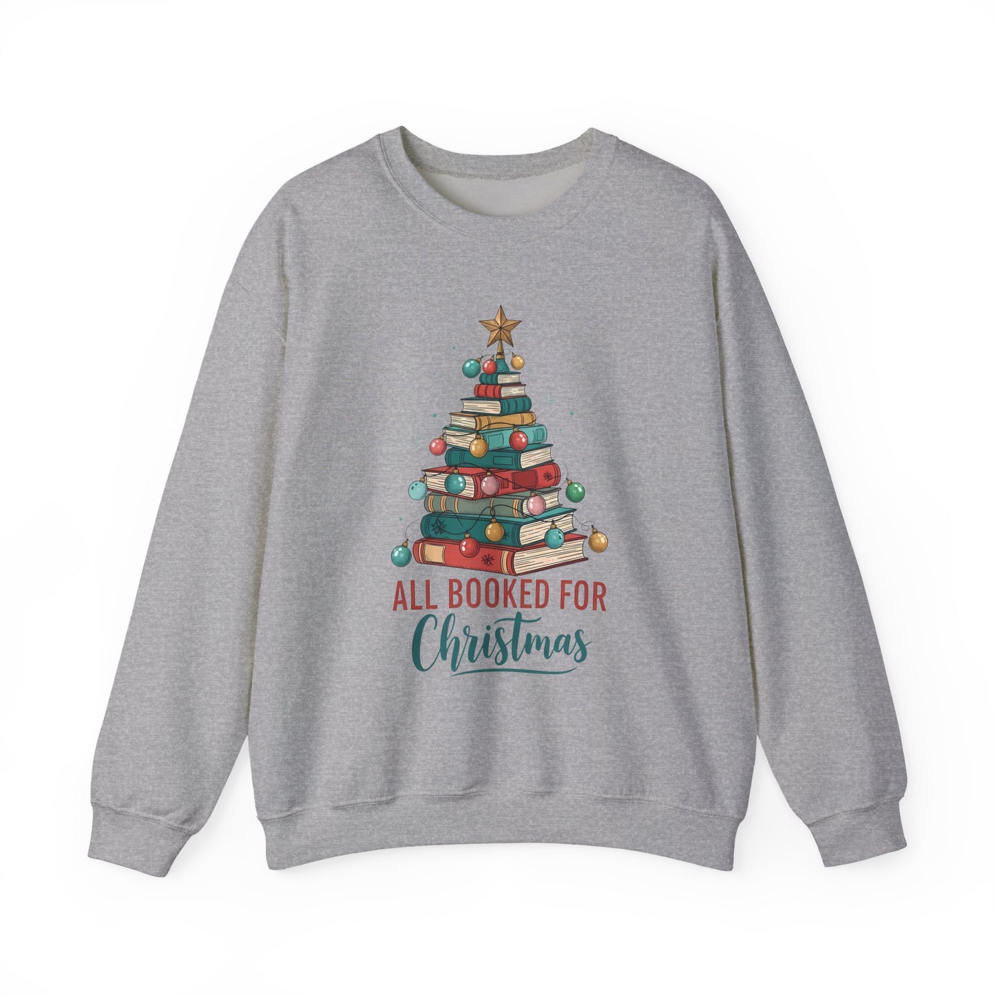 All Booked for Christmas Crewneck Sweatshirt - Samberule