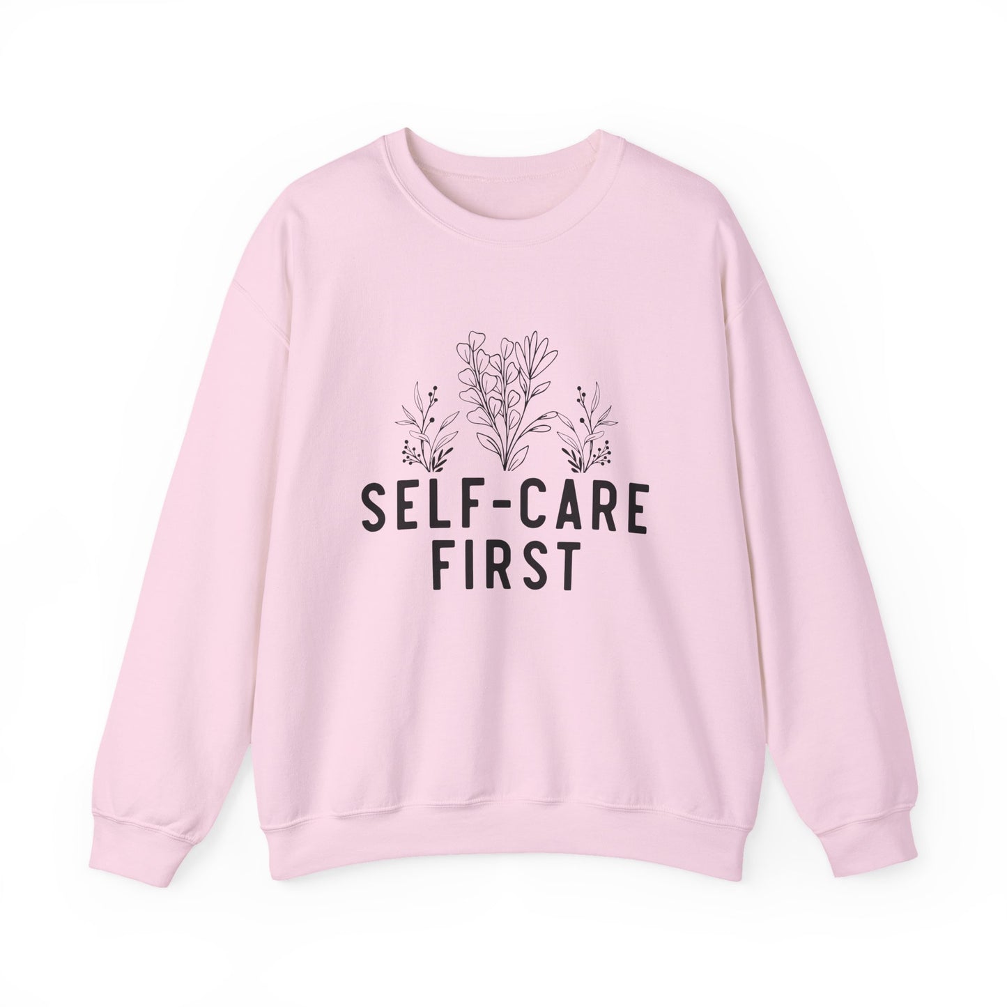 Self-Care First Mental Health Crewneck Sweatshirt