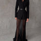 Fashion Jacket & Perspective Skirt Two-Piece Set