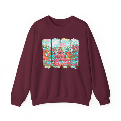 Vibrant Holiday Christmas Crewneck Sweatshirt