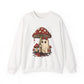 Cozy Mushroom Ghost Halloween Crewneck Sweatshirt - Samberule