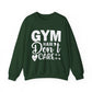 Gym Hair Don't Care Gym Crewneck Sweatshirt