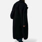 Women’s Long Winter Coat with Turn-Down Collar - Samberule